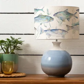 Ives Waters Eva & Neso Complete Table Lamp Sky/Marine