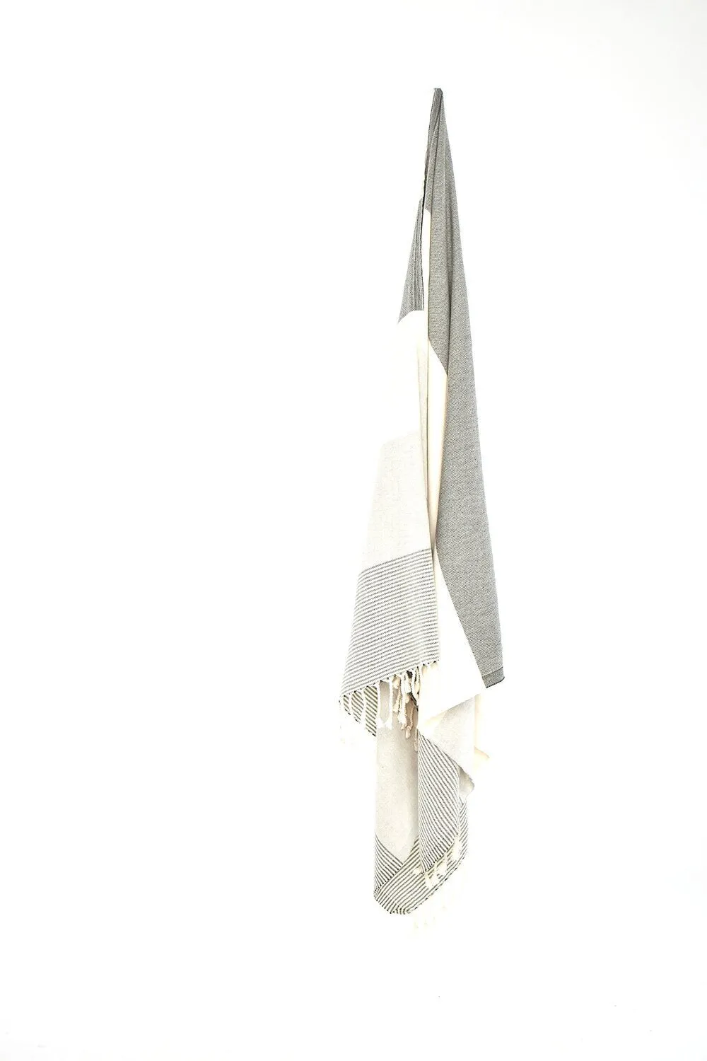 Johnny Turkish Towel – Natural Grey