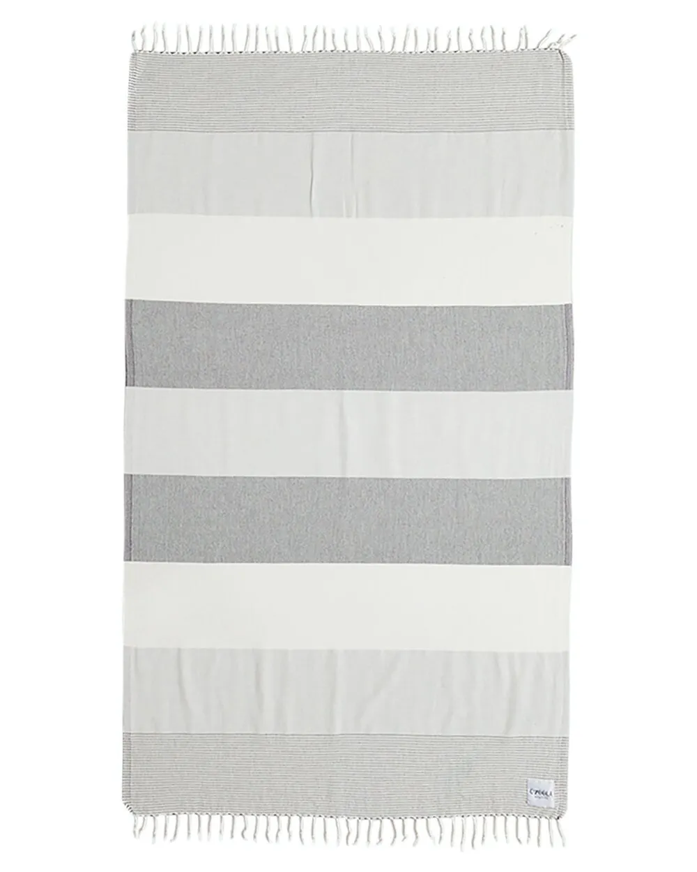 Johnny Turkish Towel – Natural Grey