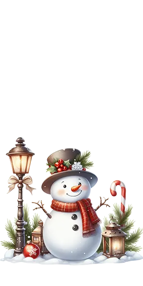 Jolly Snowman - Printed Guest Towel