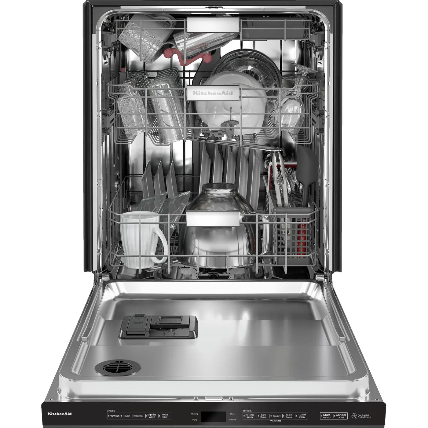 KitchenAid 24-inch Built-in Dishwasher with FreeFlex™ Third Rack KDPM604KBS