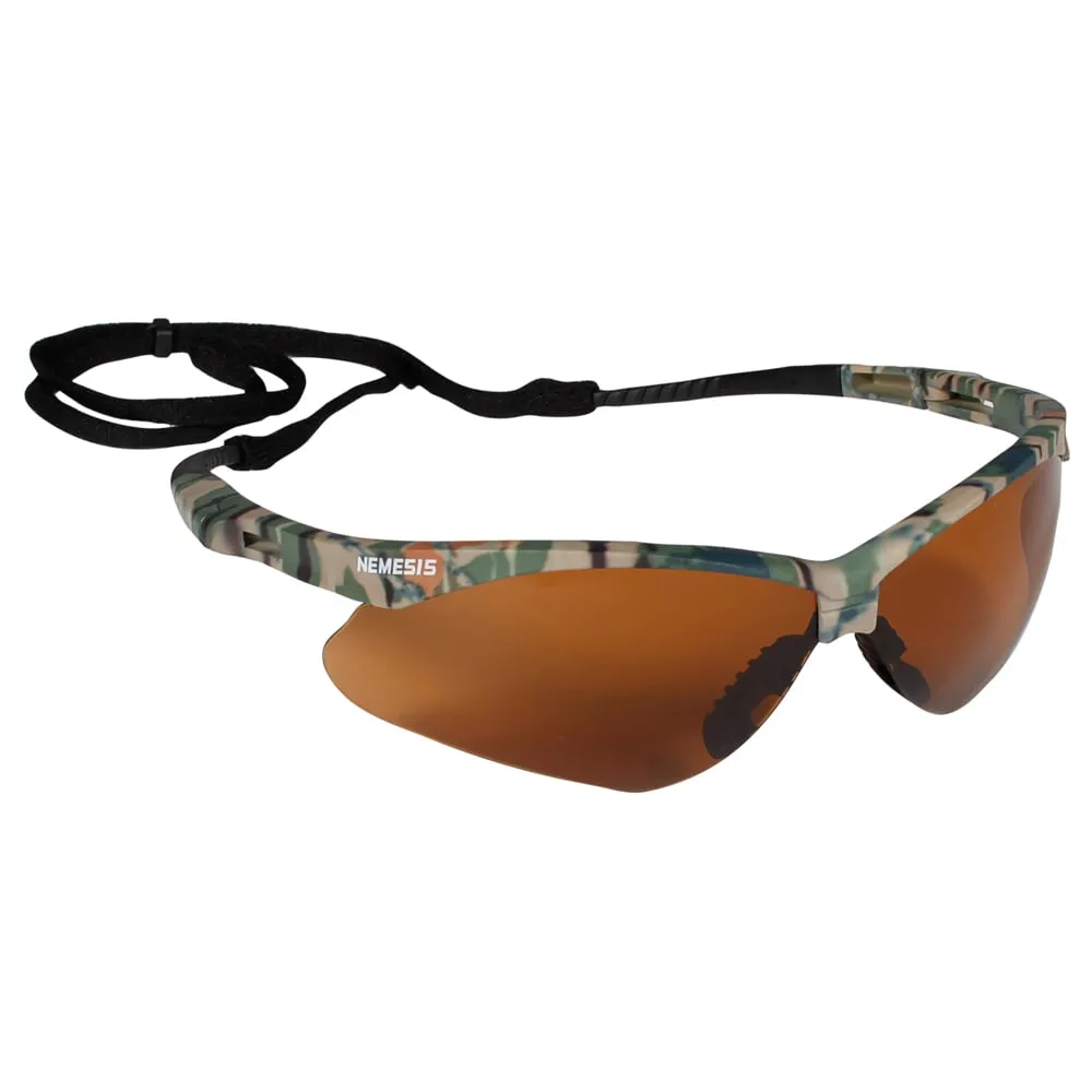 Kleenguard Nemesis V30 Bronze Uncoated Safety Glasses - Camouflage