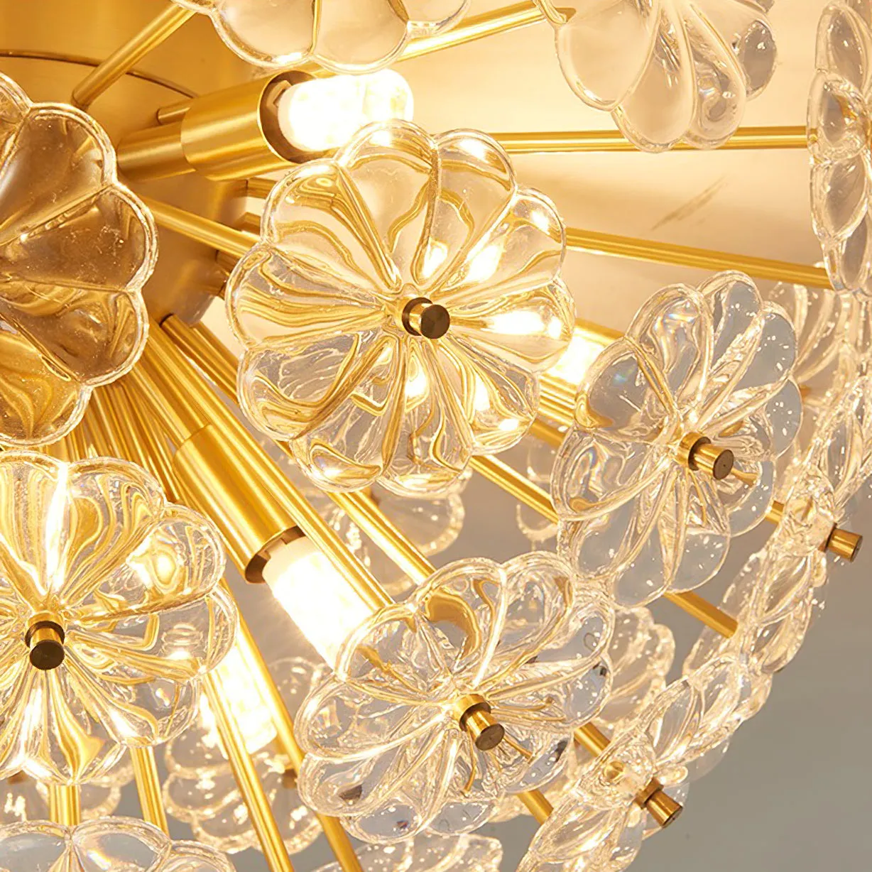 Lamina Crystal Ceiling Light