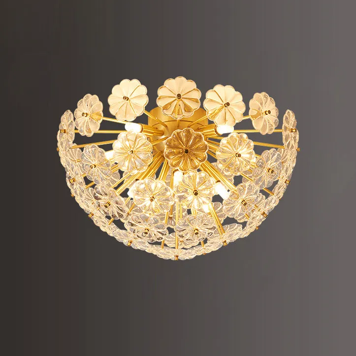 Lamina Crystal Ceiling Light