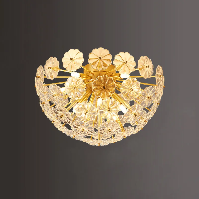 Lamina Crystal Ceiling Light