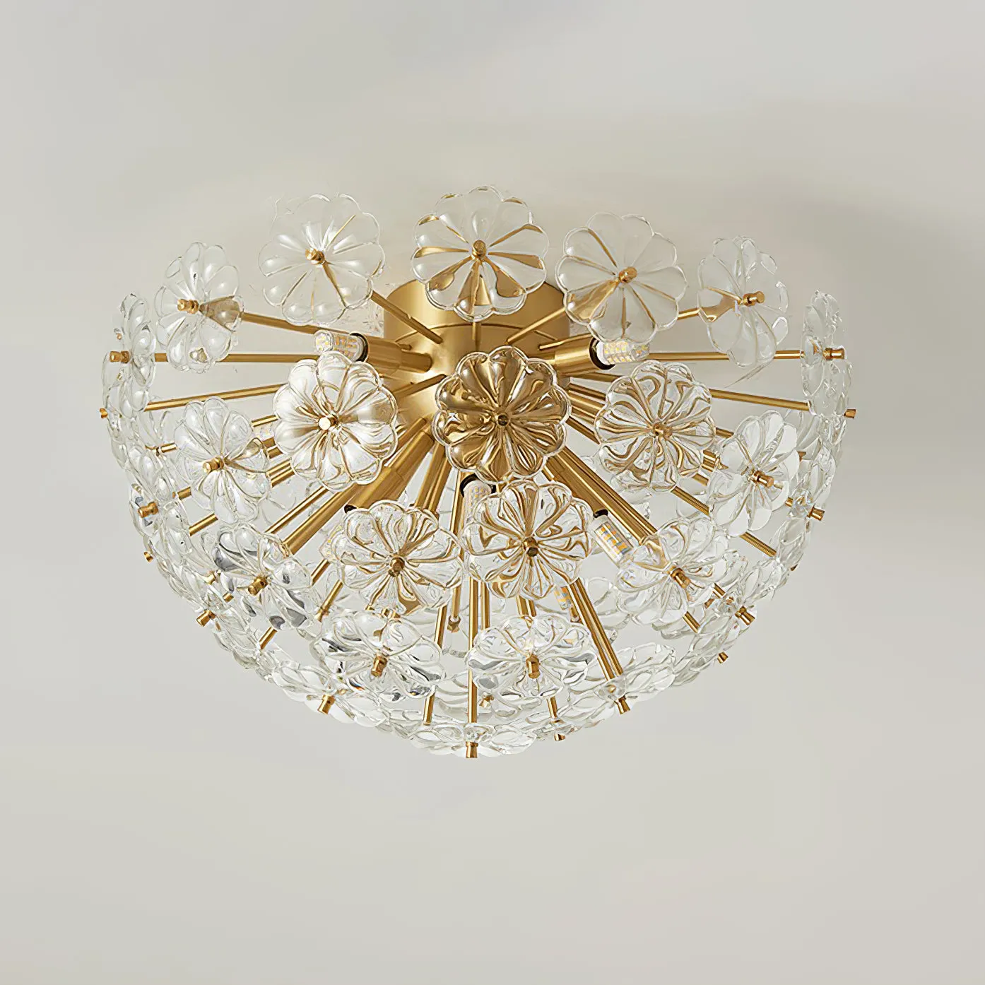 Lamina Crystal Ceiling Light