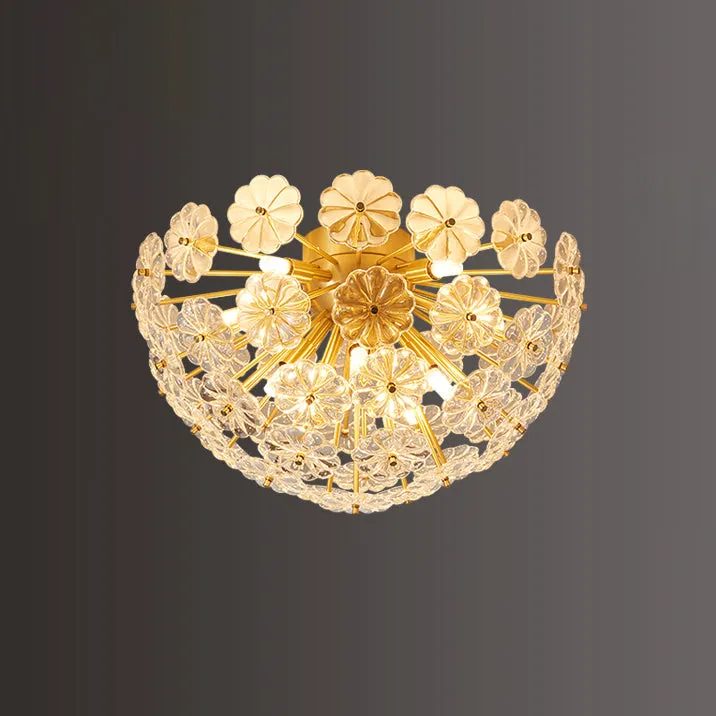 Lamina Crystal Ceiling Light