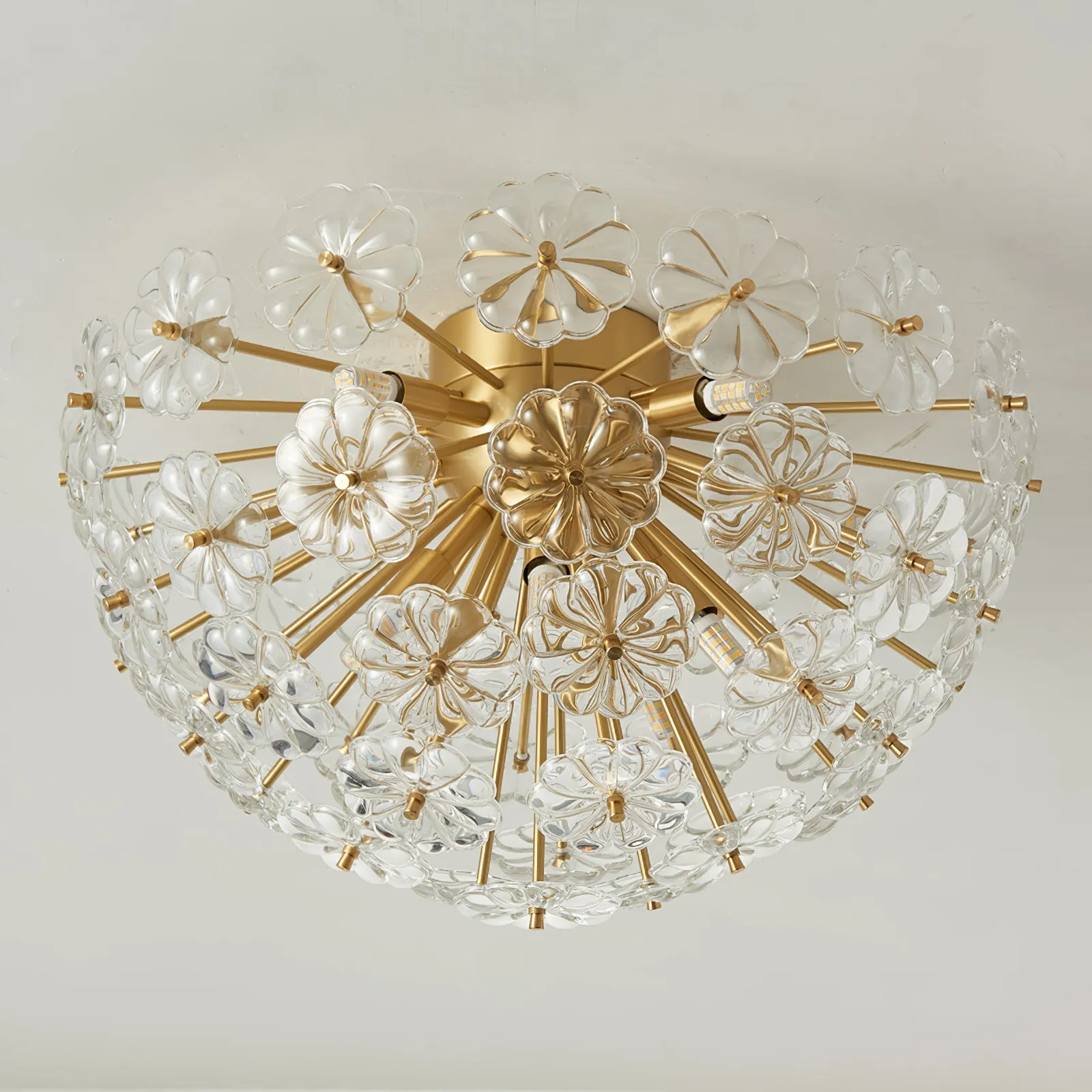 Lamina Crystal Ceiling Light