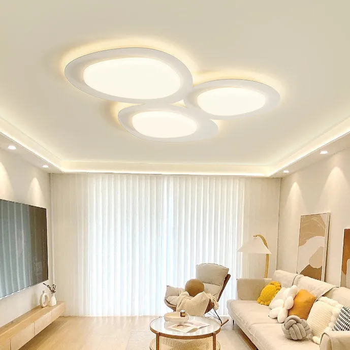 LED Cobblestone Creamy Ceiling Light