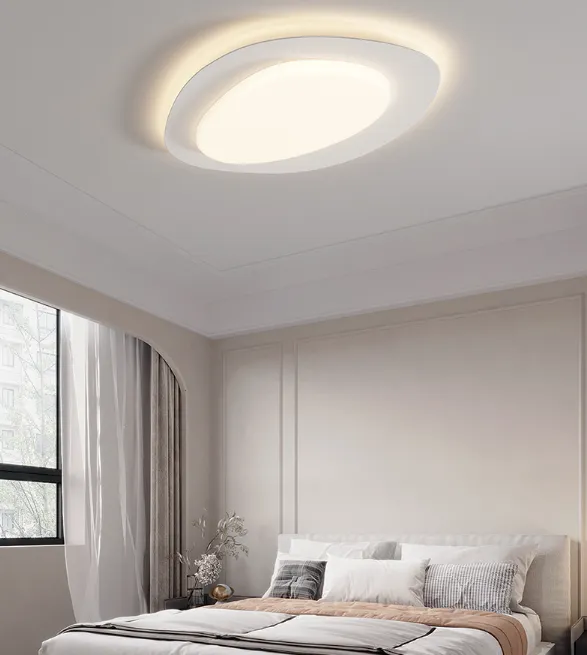 LED Cobblestone Creamy Ceiling Light