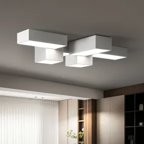 LED Geometry Cube Ceiling Light