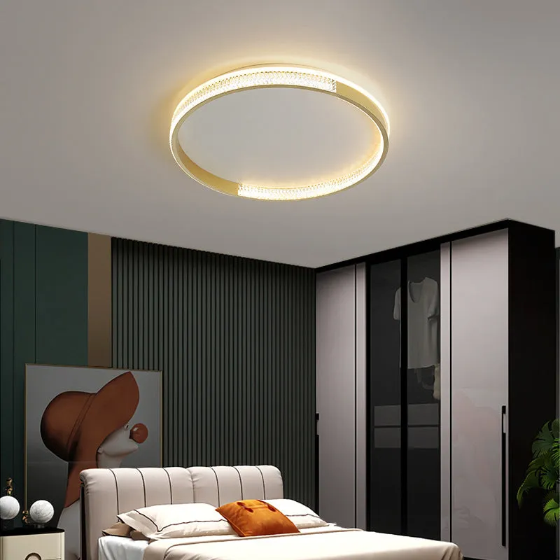 LED Halo Round/Square Modern Creative Ceiling Light