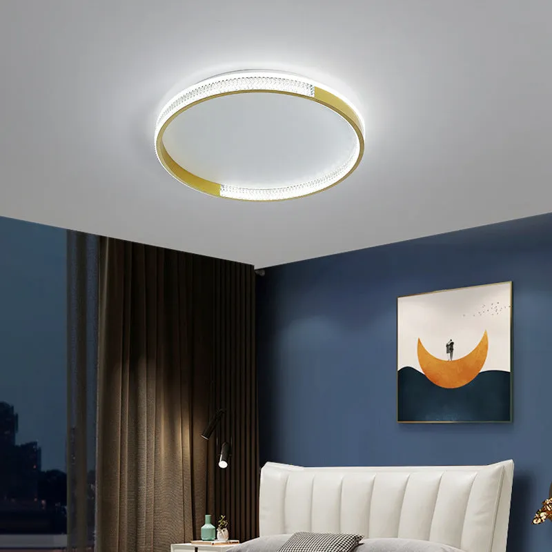 LED Halo Round/Square Modern Creative Ceiling Light