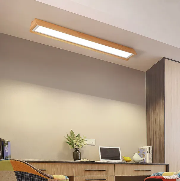 LED Modern Wood Office Pendant/Ceiling Light