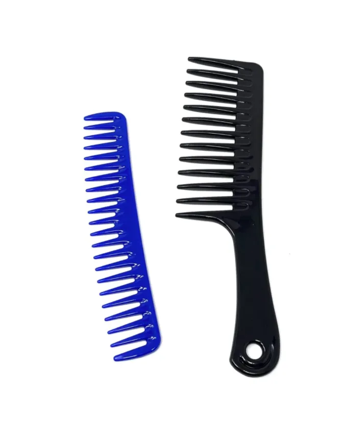 Looks Shampoo Comb & Wide Teeth Comb set #7226