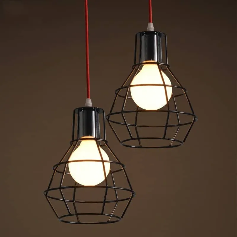 LUDVIG Iron Mesh Ceiling Lamp