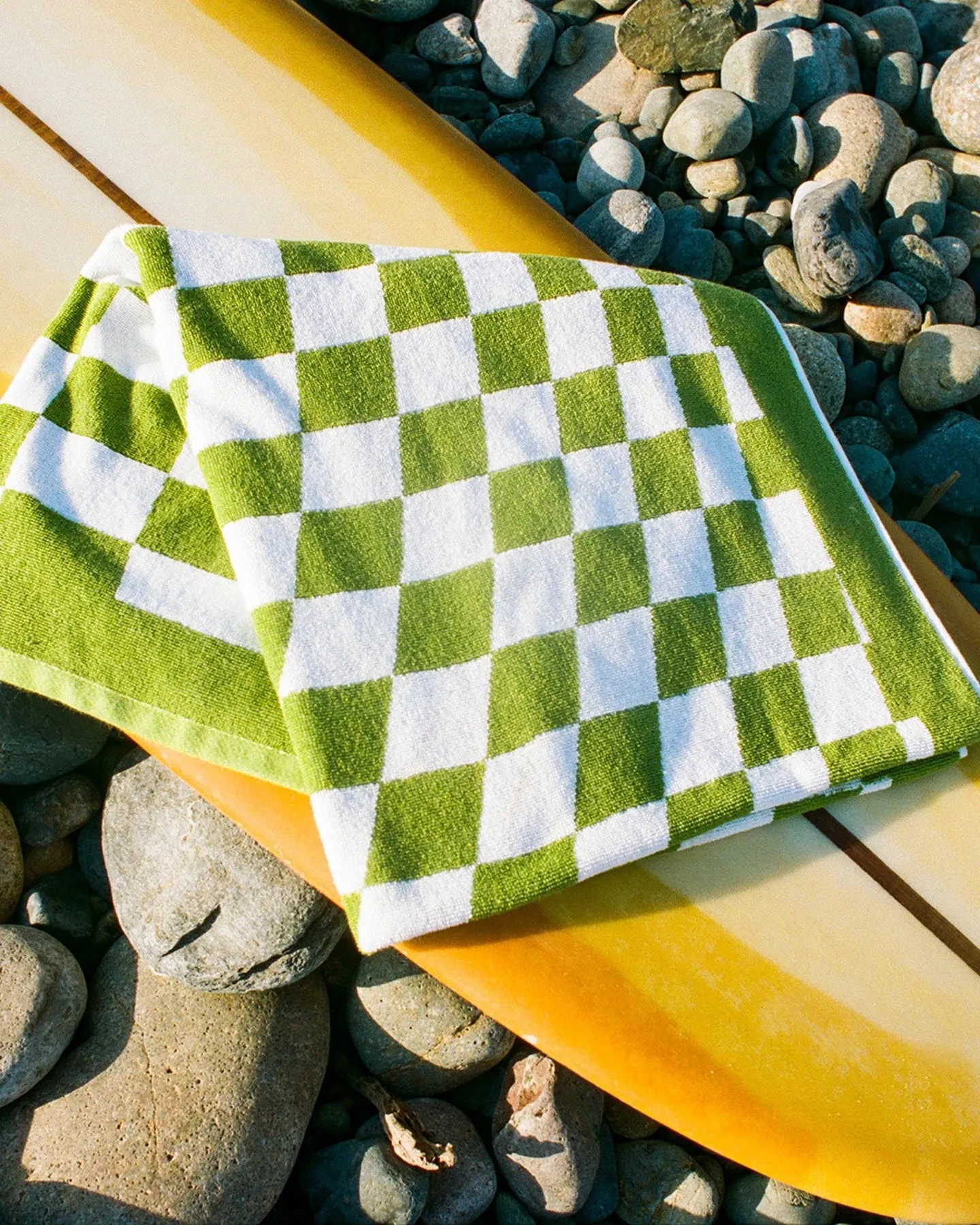 Moss Checker Towel