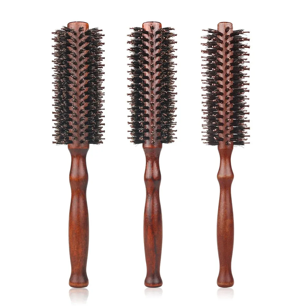 Natural Bristle Round Brush