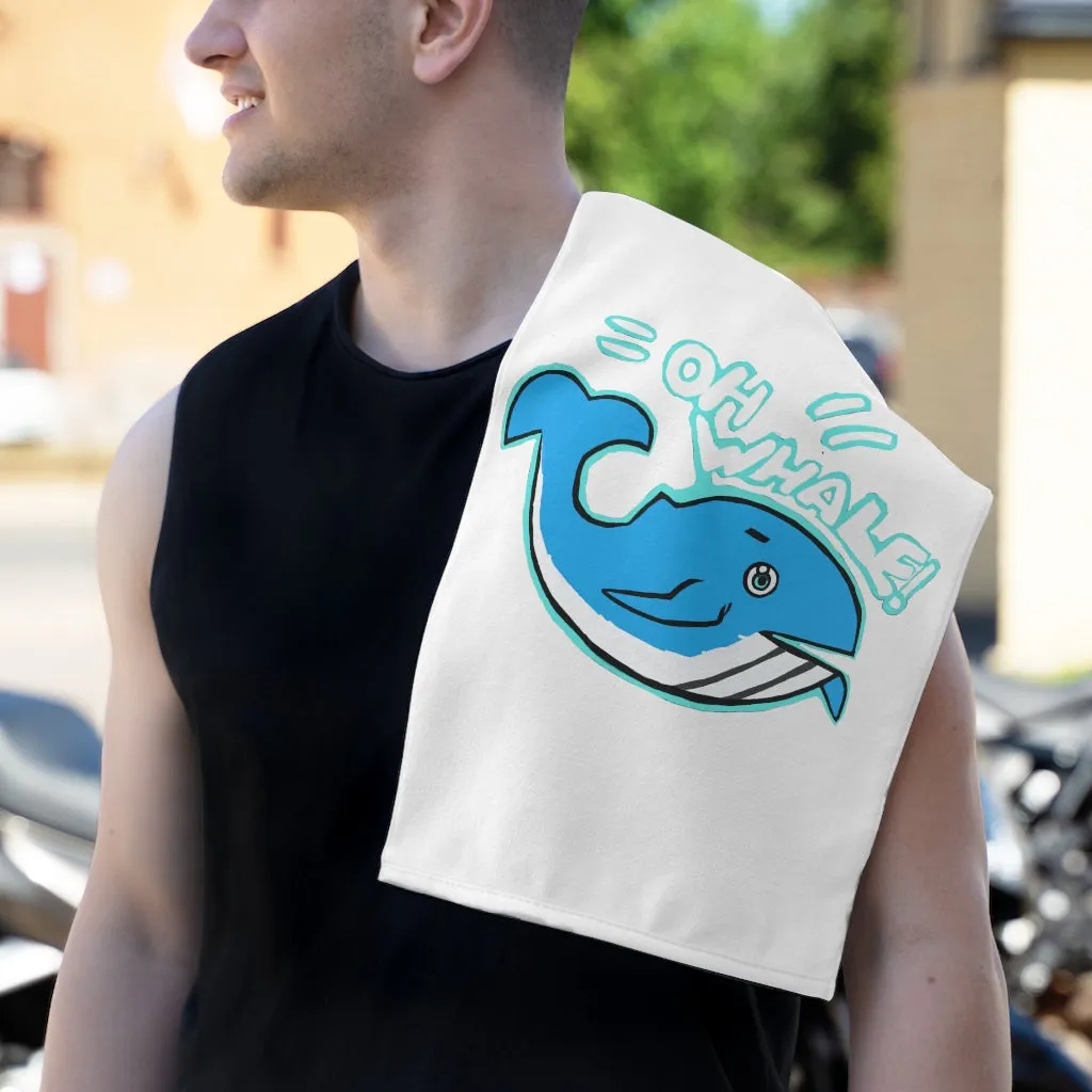 Oh Whale Rally Towel, 11x18