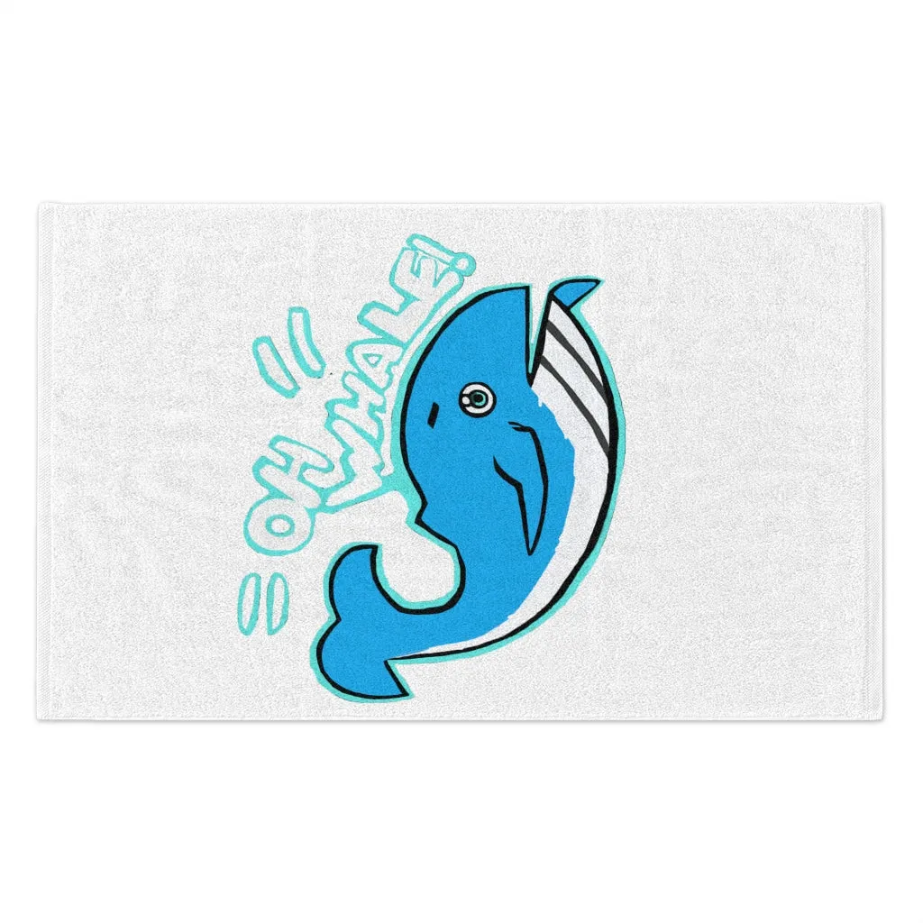 Oh Whale Rally Towel, 11x18