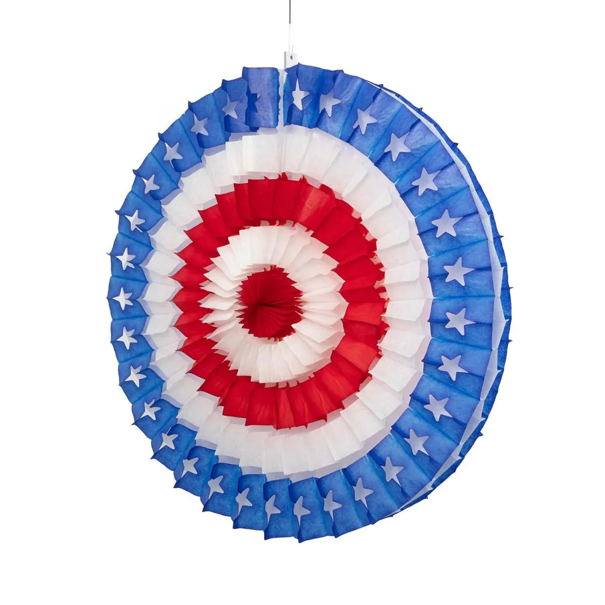 Patriotic Star Fan Decor