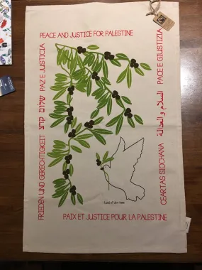 Peace and Justice Tea-Towel