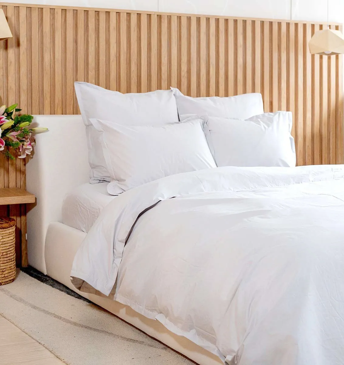 Percale Organic Duvet Cover Set