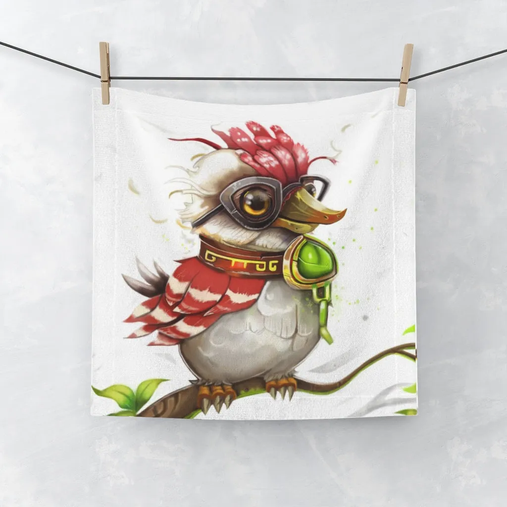 Pete the Sweet Little Bird Face Towel