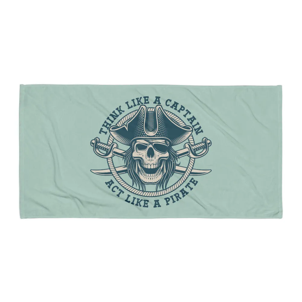 Pirate Skull  Towel