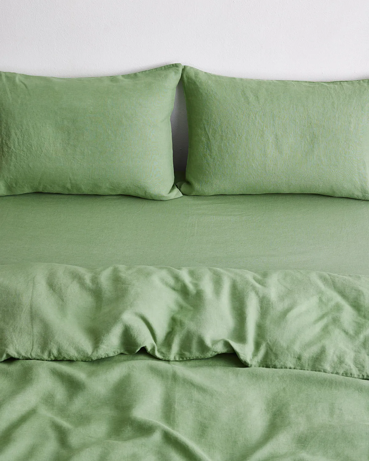 Pistachio 100% French Flax Linen Bedding Set