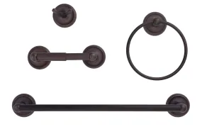 Portsmouth Venetian Bronze Bathroom Hardware Set