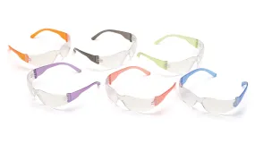 Pyramex S4110SMP Intruder Multi Colors Safety Glasses W/ Clear-Hardcoated Lens (12 each)