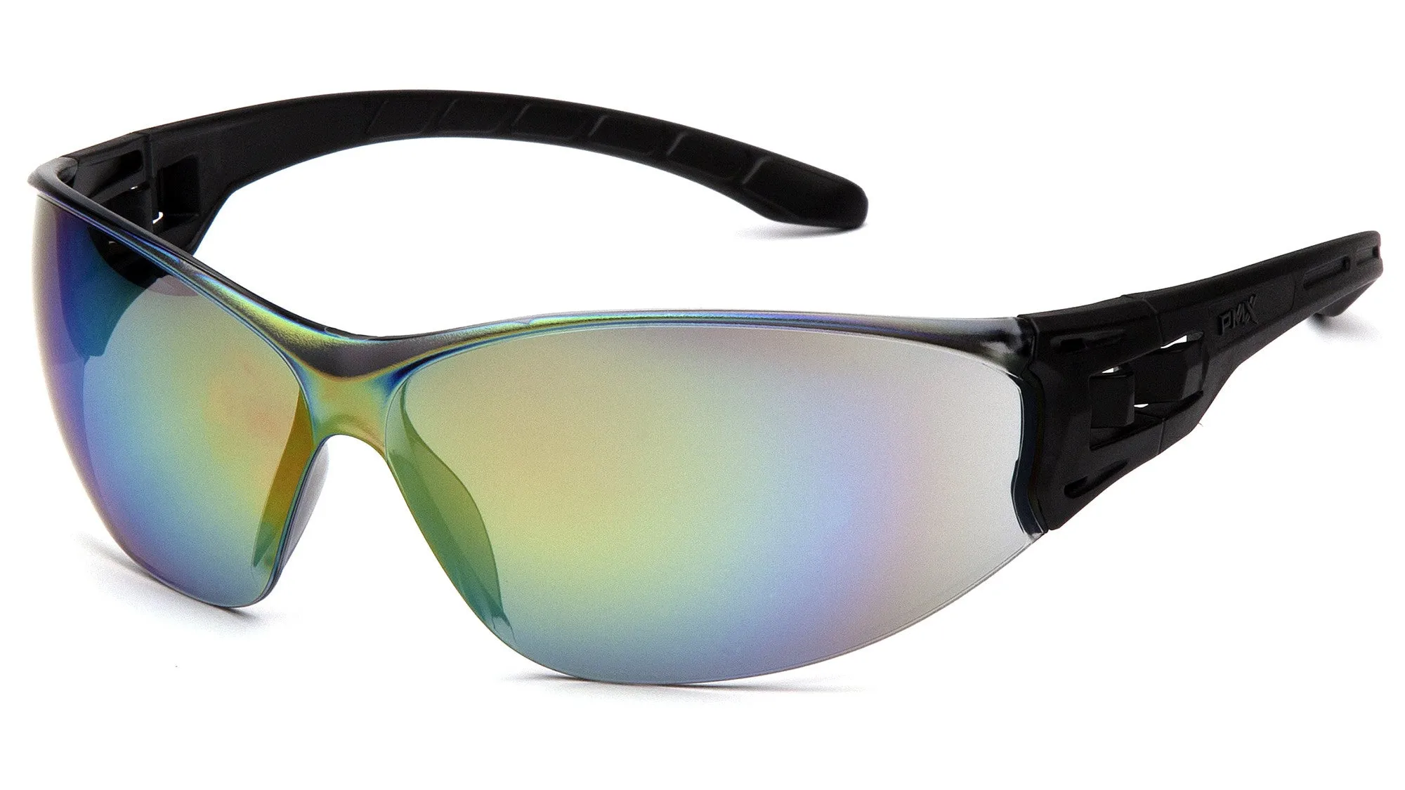 Pyramex SB9556S Trulock™ Black Safety Glasses W/ Multi Mirror Lens (12 each)