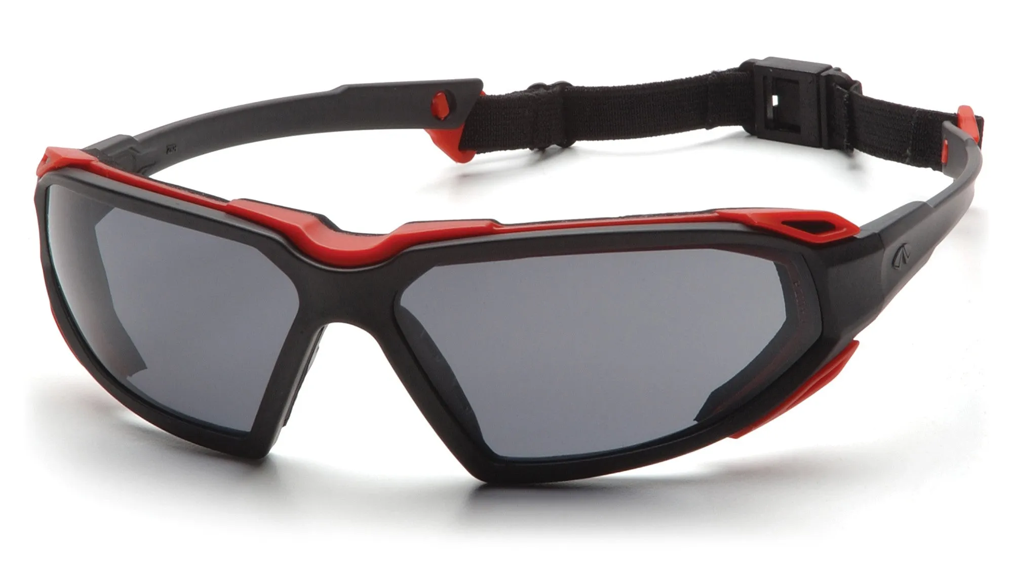 Pyramex SBR5020DT Highlander™ Black-Red Goggles W/ Gray Anti-Fog Lens (12 each)