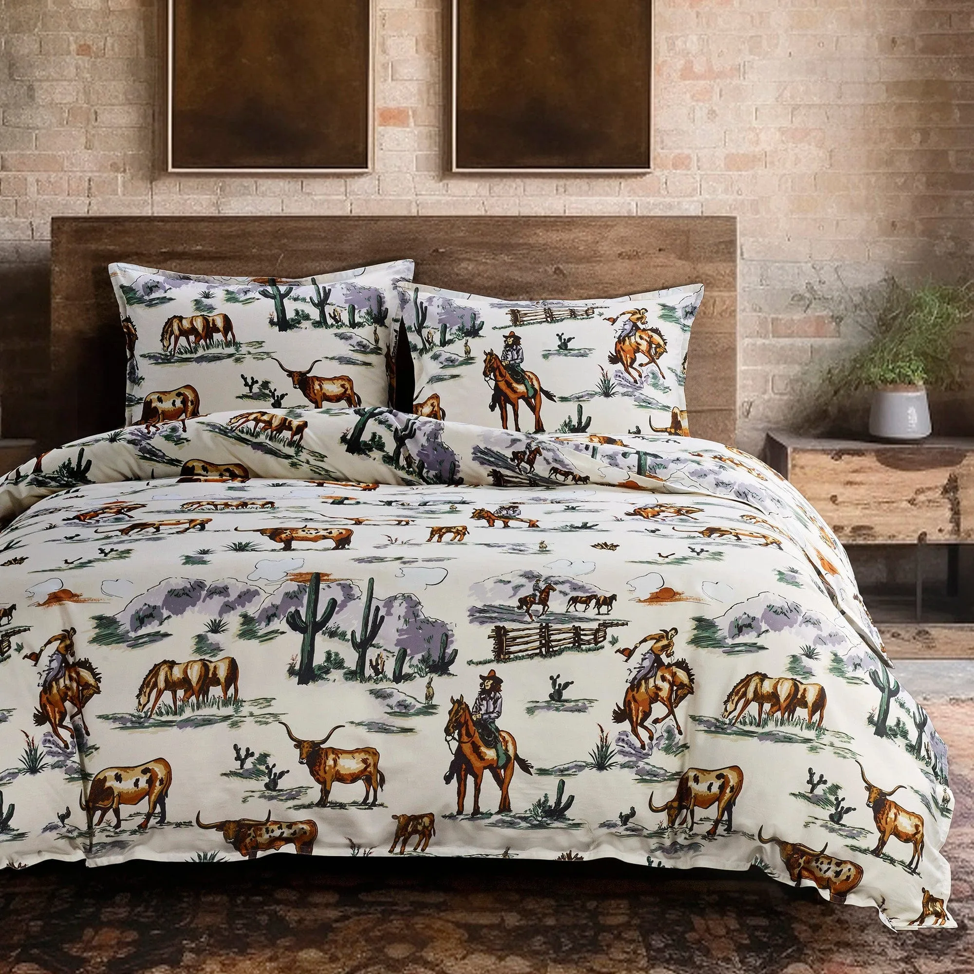 Ranch Life Reversible Bedding Set