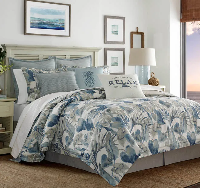 Raw Coast Quilt Cover Set Range Blue