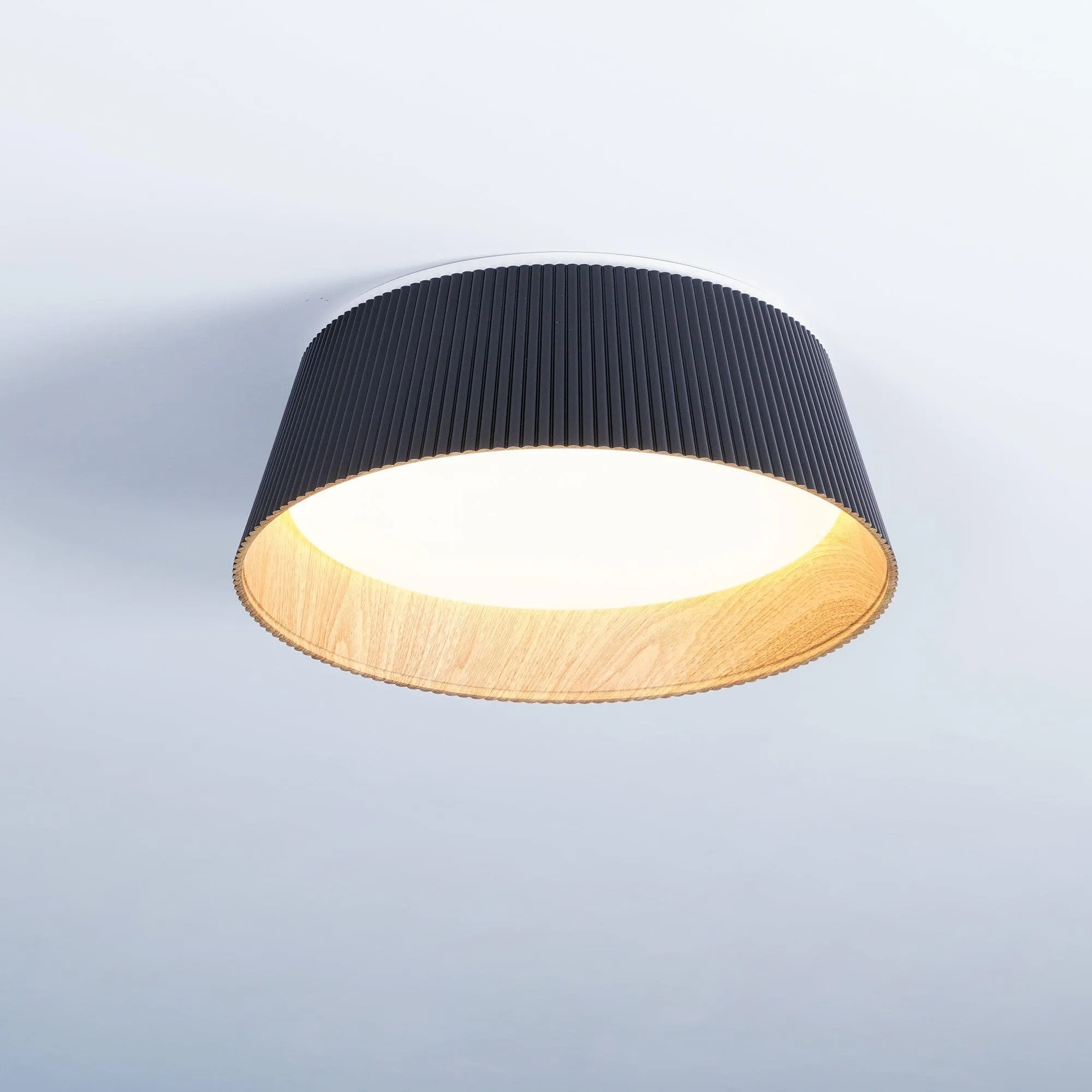 Ribbed Ceiling Light