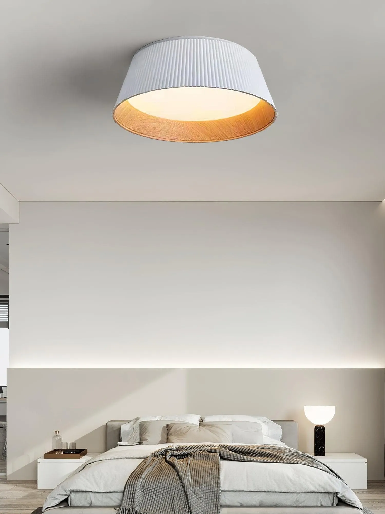 Ribbed Ceiling Light