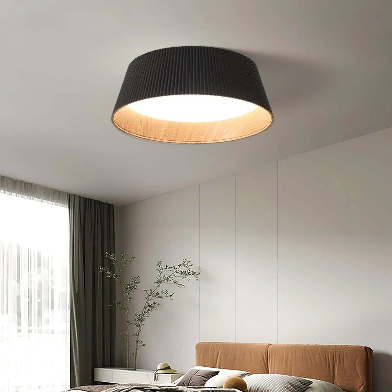 Ribbed Ceiling Light