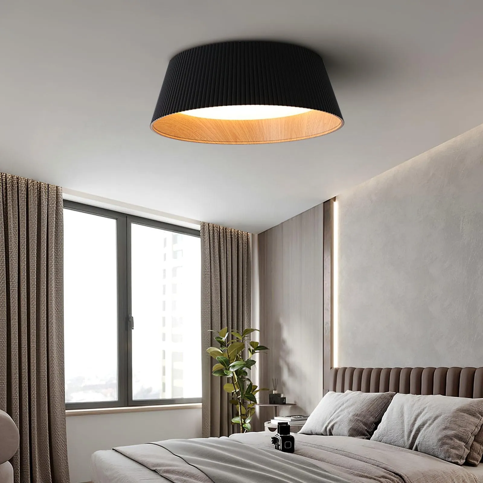 Ribbed Ceiling Light