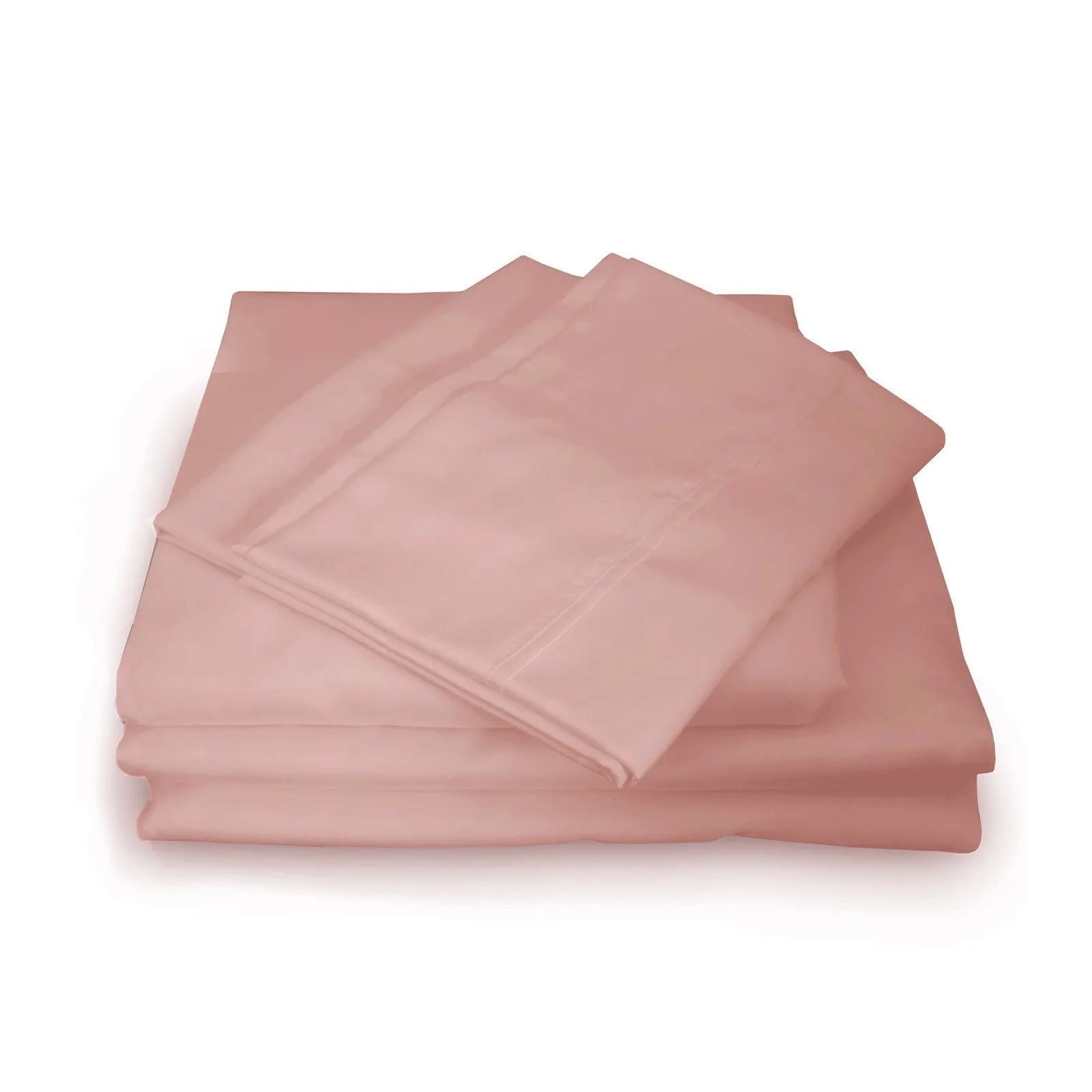 Royal Comfort 1000TC Hotel Grade Bamboo Cotton Sheets Pillowcases Set Ultrasoft King Blush