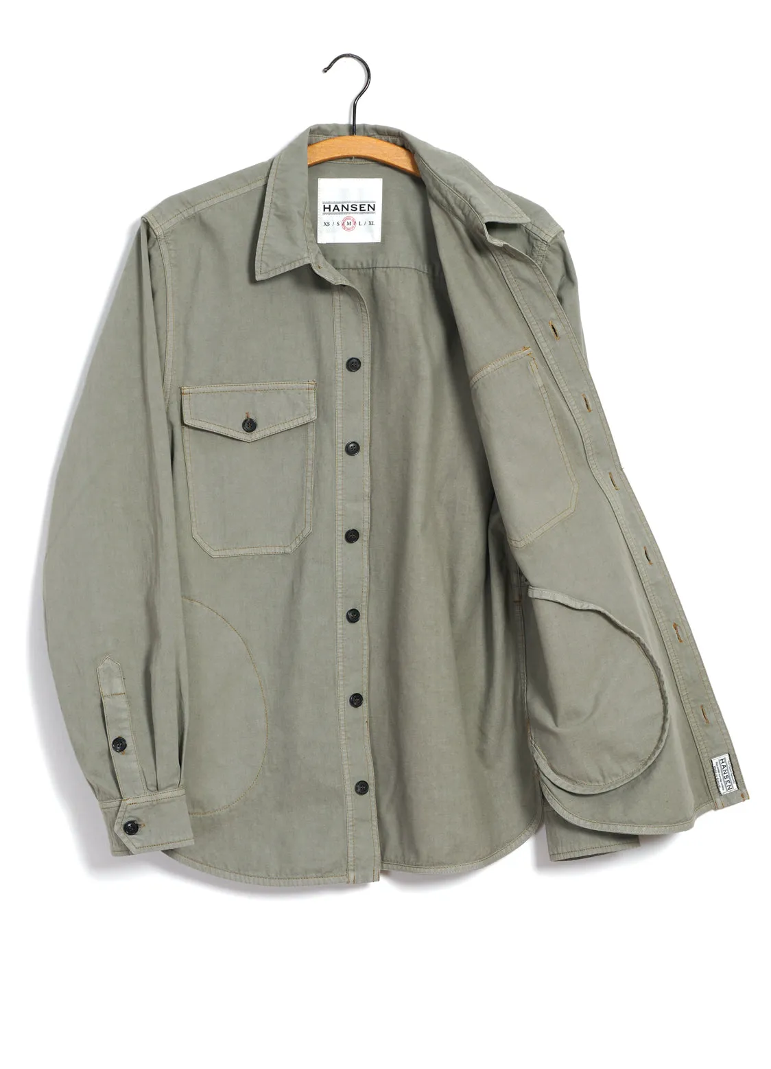 RUBEN | Casual Over Shirt | Light Sage