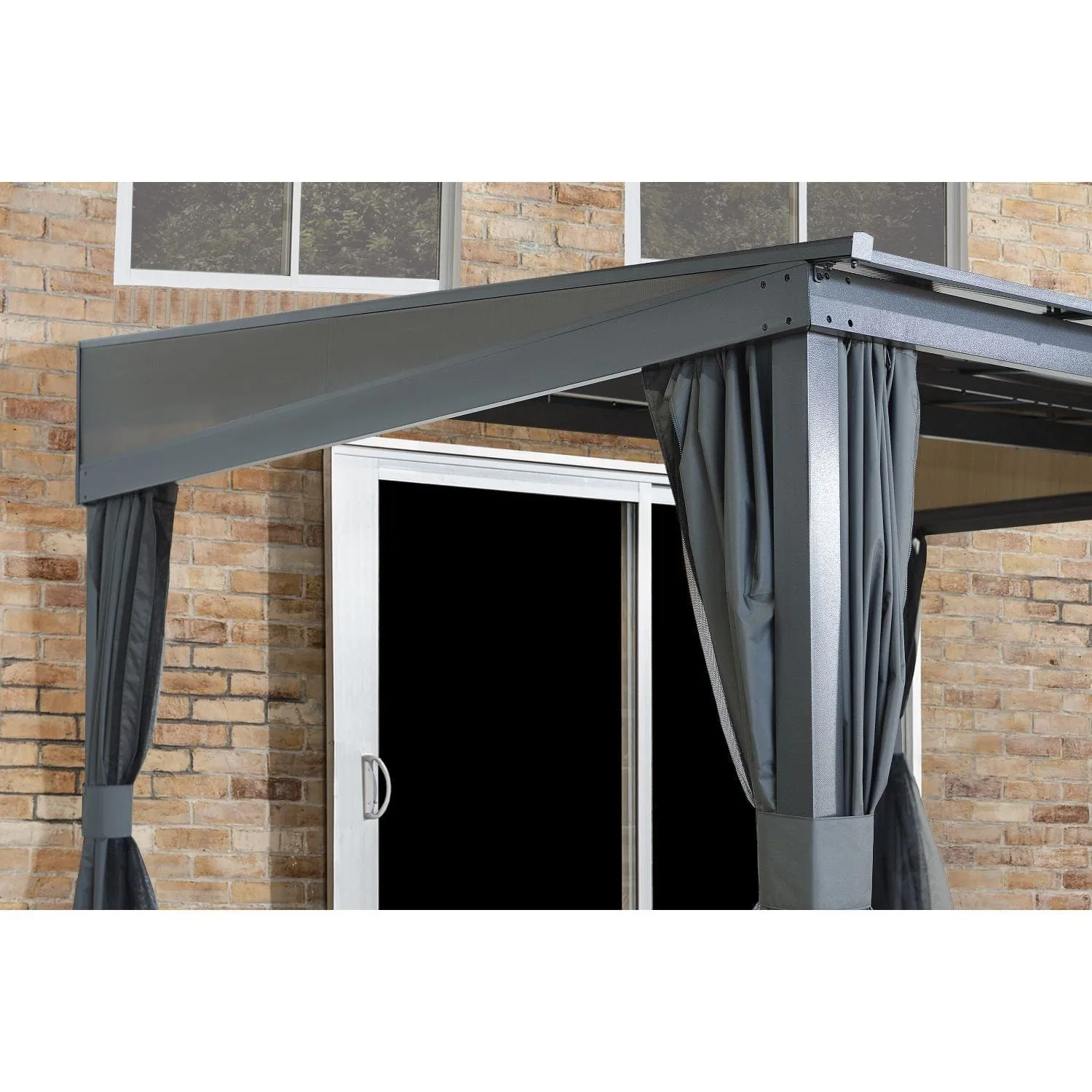 Sojag | Pompano 10x12 Wall Gazebo - Grey