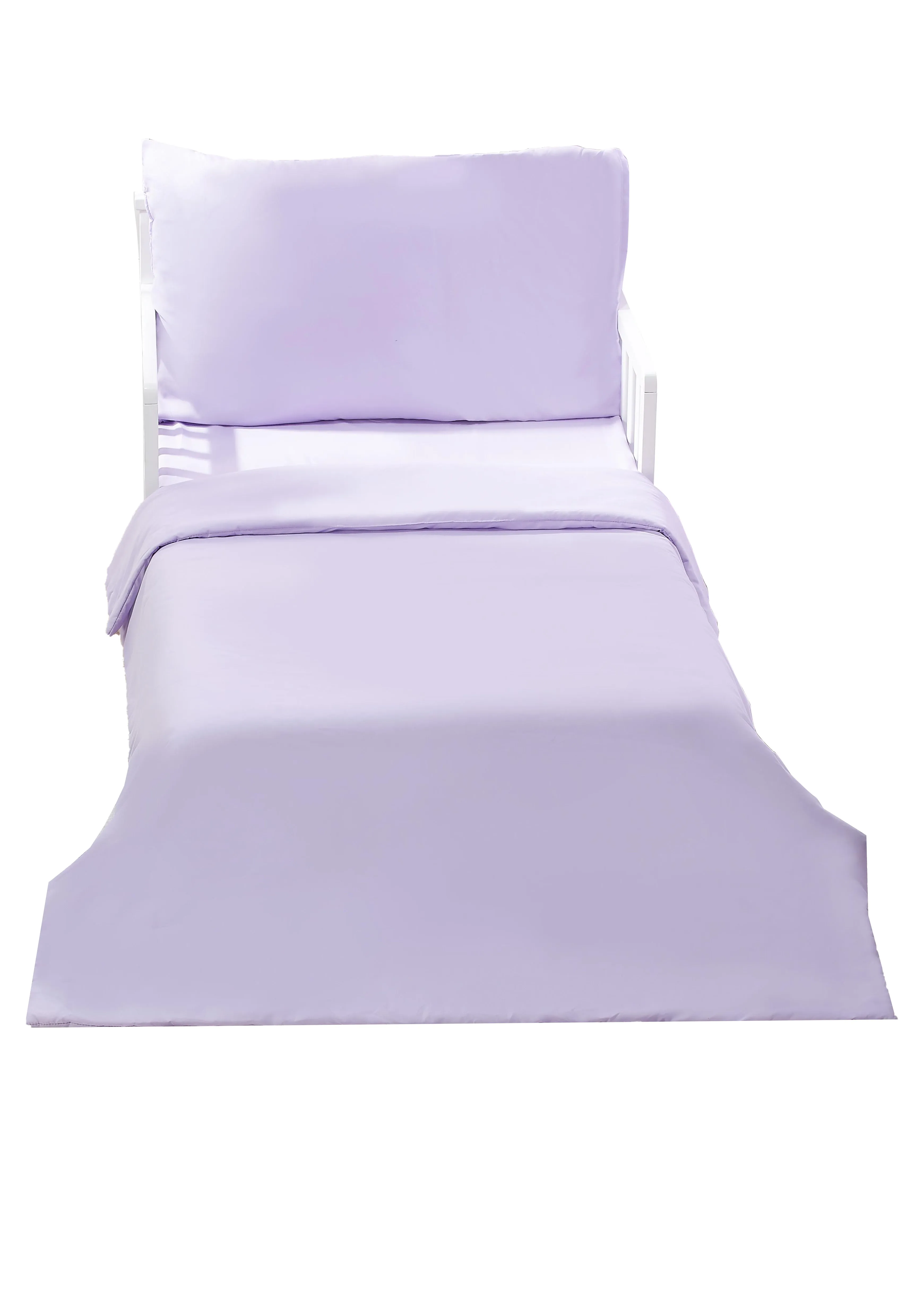 Solid Lavender 4-Piece Toddler Bedding Set