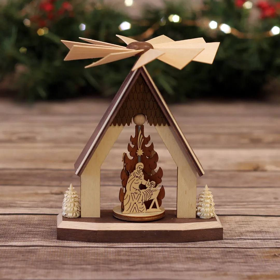 Spinning Table Top Decoration - Nativity