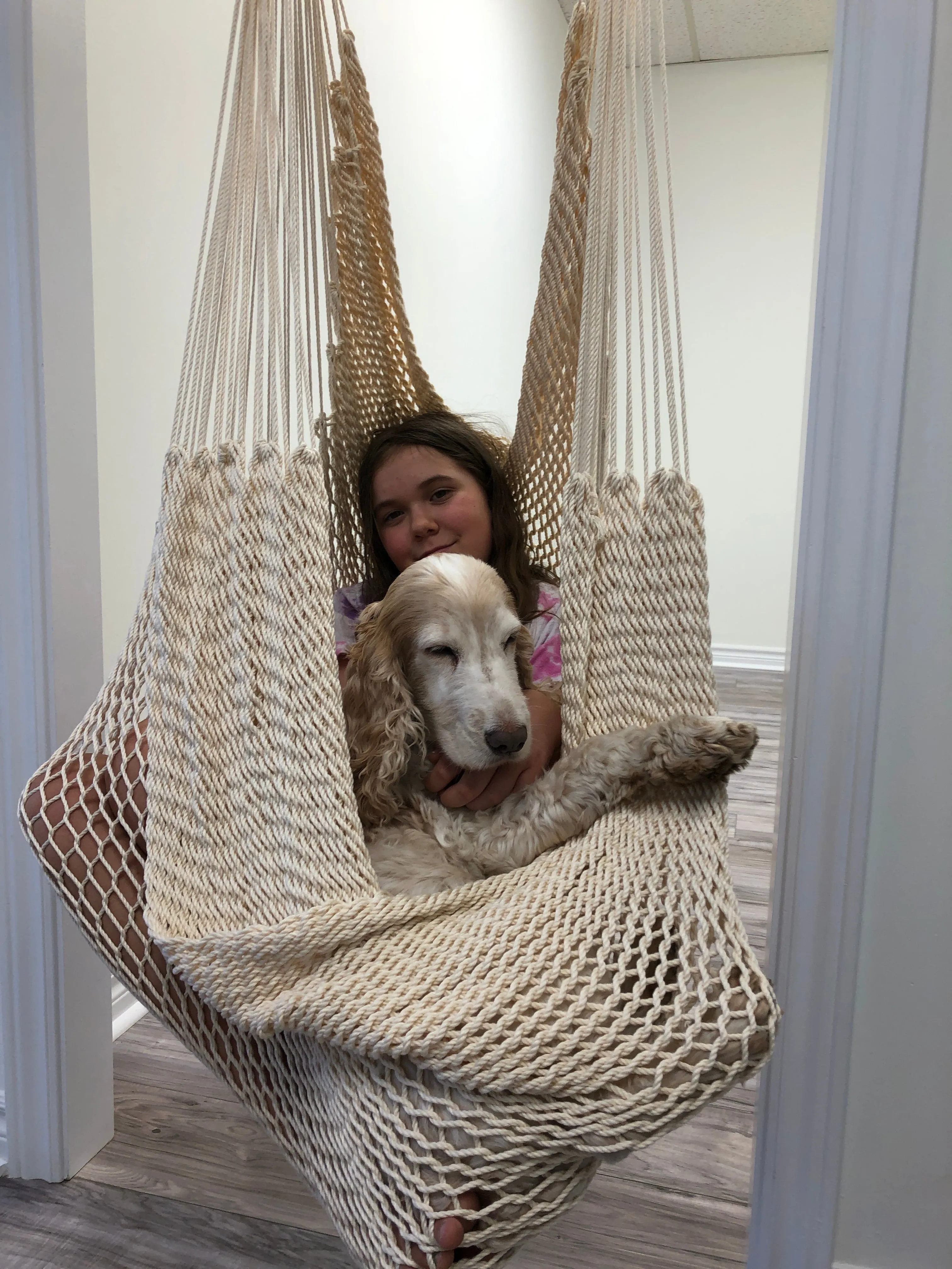 Therapy Hammock Swing - Soft Ivory