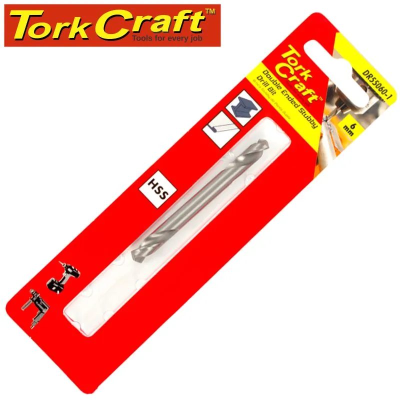 TORK CRAFT DOUBLE END STUBBY HSS 6MM 1 PC DR55060-1