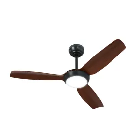 Vevare 52" Ceiling Fan DC Motor With Light Remote Control 5 Speed Fans Walnut