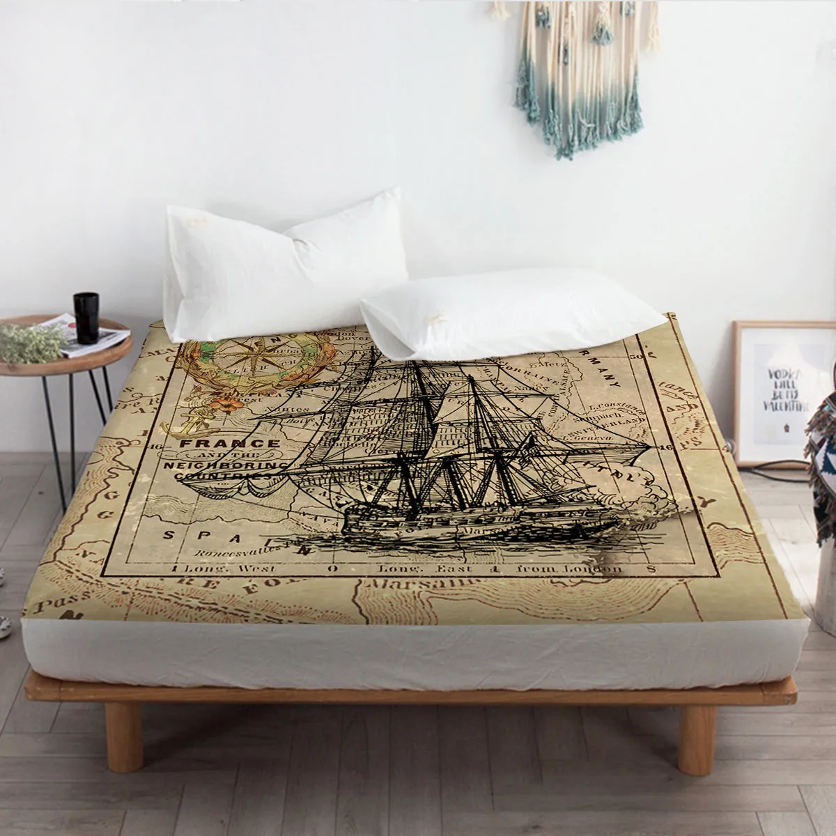 Vintage Nautical Sheet Set