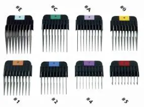 Wahl Stainless Steel Guide Comb KIT of 8 for A5 blades